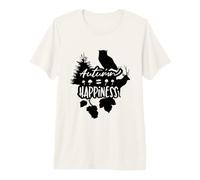Otoño Felicidad Acción de Gracias Natural Camiseta Premium
