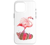 Otoño Flamingo Otoño Leo Calabaza Acuarela Acción De Gracias Carcasa para iPhone 16 Pro MAX