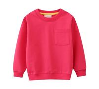 Otoño Invierno niños pequeños niñas Manga Larga Color sólido Sudadera con Capucha Tops pulóver Casual Deportes Prendas de Vestir para niños Ropa Sudadera Comic Hombre