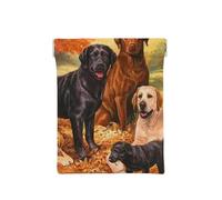 Otoño Labrador Lab Golden Retriever Perro Agradeciendo, Squeeze Top Wallet Bolsa de Almacenamiento para Mujer Monedero pequeño Bolsa de Cambio
