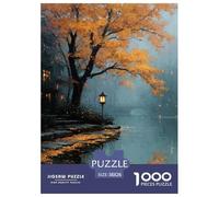 Otoño Lake Puzzles Imposible,desafío for Adults Interesante Juego EduGatoivo 1000 Piezas Obra De Arte De Juego De para Adultos, Regalos A Partir De 14 Años 38x26cm/1000pcs