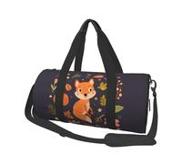 Otoño Lindo Zorro, Bolsa de Viaje de Gran Capacidad, Bolso Redondo, Bolsa de Viaje Deportiva, Bolsa de Mano, Bolsa de Fitness