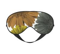 Otoño Moderno Colores Gerbera Margaritas Floral, Cubreojos completos Antifaz bloqueador de luz Antifaz para dormir Antifaz suave con los ojos vendados Noche
