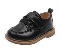 otoño niños pequeños y niños Zapatos Casuales Gruesa Zapatos con Hebilla de Punta Redonda.132#A