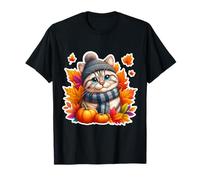 Otoño Otoño American Shorthair Cat Dueño Mamá de Acción Camiseta