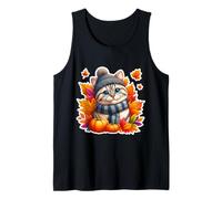 Otoño Otoño American Shorthair Cat Dueño Mamá de Acción Camiseta sin Mangas