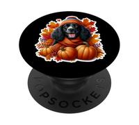 Otoño Otoño American Water Spaniel Dueño del Perro Acción PopSockets PopGrip Adhesivo