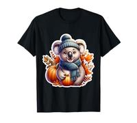 Otoño Otoño Koala Amante Acción de Gracias Calabaza A Camiseta