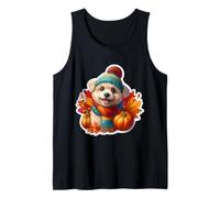 Otoño, otoño, otoño, Propietario de un Perro PUMI, Acción de Gracias, mamá, papá Camiseta sin Mangas