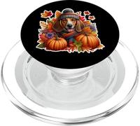 Otoño Otoño Plott Hound Perro Dueño De Acción De Gracias Mamá Papá PopSockets PopGrip para MagSafe