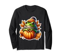 Otoño Otoño Rana Amante Acción de Gracias Hojas Manga Larga