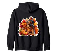 Otoño Otoño Rhodesian Ridgeback Perro Dueño Amante Vintage Mamá Sudadera con Capucha