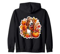 Otoño Otoño Treeing Walker Coonhound Dueño de Perro Acción de Gracias Sudadera con Capucha