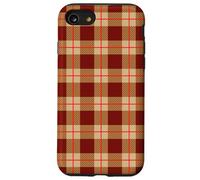 Otoño Plaid Pattern Cottagecore Cozy Fall Look Carcasa para iPhone SE (2020) / 7/8