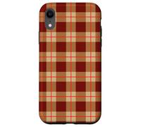 Otoño Plaid Pattern Cottagecore Cozy Fall Look Carcasa para iPhone XR