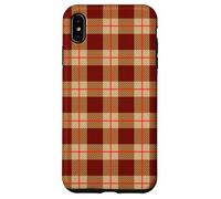 Otoño Plaid Pattern Cottagecore Cozy Fall Look Carcasa para iPhone XS MAX