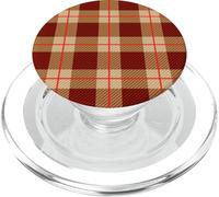 Otoño Plaid Pattern Cottagecore Cozy Fall Look PopSockets PopGrip para MagSafe