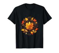 Otoño Temporada Mandala Hojas de otoño Acción Camiseta