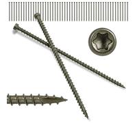 Otoolling 50 tornillos estructurales de 6 pulgadas para conexiones de viga a placa y perno a placa, zinc transparente (capa superior gris)