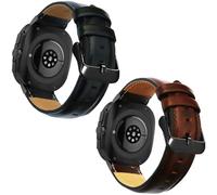 OTOPO Correa de cuero compatible con Galaxy Watch 8 de 40 mm, 44 mm, 8 Classic de 46 mm, para hombres y mujeres, correa de repuesto de cuero genuino con hebilla de acero inoxidable para Galaxy Watch 8