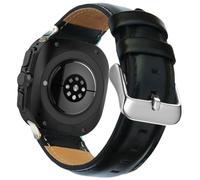 OTOPO Correa de cuero compatible con Galaxy Watch 8 de 40 mm, 44 mm, 8 Classic de 46 mm, para hombres y mujeres, correa de repuesto de cuero genuino con hebilla de acero inoxidable para Galaxy Watch 8