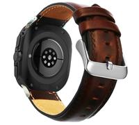 OTOPO Correa de cuero compatible con Galaxy Watch 8 de 40 mm, 44 mm, 8 Classic de 46 mm, para hombres y mujeres, correa de repuesto de cuero genuino con hebilla de acero inoxidable para Galaxy Watch 8