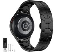 OTOPO Correa de metal para Galaxy Watch 4/6 Classic 47/46/43/42 mm, Watch 7 6 5 4 FE - Pulsera de acero inoxidable para hombres y mujeres