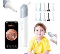 Otoscopio inalámbrico para oídos, otoscopio WiFi 1080P con 6 luces LED, cámara de alcance auditivo con 10 accesorios coloridos para niños, mascotas y adultos, compatible con fotos y videos, compatible