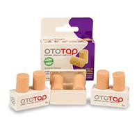 OTOTAP Tapones para los oídos de espuma moldeables, aislantes, cómodos y reutilizables. Especiales para dormir, ofrecen alivio anti ronquidos o ruidos fuertes. Con estuche de viaje. 6 unidades