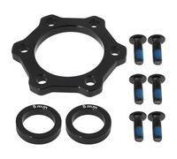 OTOTEC 1 Juego Adaptador de Buje de Bicicleta Disco Freno de 100-110 X 15 Mm Base de Conversión Disco de Freno de Bicicleta de 5 Mm de Grosor Compatible con Boost de Bicicleta (Delantera)
