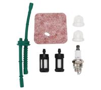 OTOTEC 1 Juego de Bujías de Filtro de Combustible de Aire para Cortacésped Compatible con Stihl FS38 FS45 FS46 FS5 KM55 KM55C HL45 MM55 Cortadora de Hilo Weed Eater