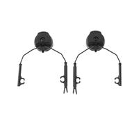 OTOTEC 1 Par Adaptadores Riel Casco Táctico Soporte Auriculares Adaptador Riel Arco Casco Compatible con Peltor Comtac Soporte Auriculares Conectar A Cascos de La Serie Fast/ACH/Mich