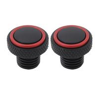OTOTEC 1 Par de Tapones para Espejos de Motocicleta M10x1,25 para MT07 MT09 MT10 SP para Z900 Z650 Z750 Compatible con Benelli TRK 502 702x Compatible con CB 500x 500F (Rojo)