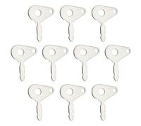 OTOTEC 10pcs Llaves Encendido Repuesto para Interruptor Encendido Tractor Acero Inoxidable Compatible con Lucas Style 35670 Compatible con JCB Compatible con Massey Ferguson
