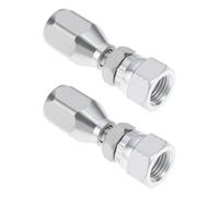 OTOTEC 2 accesorios de manguera hidráulica reutilizables BSP de 1/4 pulgadas para manguera de alambre R1T 1SN 1