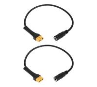 OTOTEC 2 Conectores Hembra XT60 A Cable de Alimentación DC5521 de 5,5 X 2,1 Mm para Fuente de Alimentación de Monitor FPV Y Panel