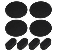 OTOTEC 2 juegos de almohadillas de espuma para auriculares + almohadillas para la diadema, incluye 4 almohadillas para los oídos, 4 diademas, compatibles con KOSS Porta Pro Sporta Pro, color negro