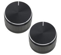 OTOTEC 2 Perillas de Radio con Orificio en D de 20x13mm Perilla Tipo D de Medio Eje 39109M68K00 Botón de Perilla de Radio Perilla de Control de Volumen de Radio de Coche Compatible con Suzuki Alto