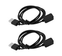 OTOTEC 2 Piezas Cable de Carga Magnético USB para Reloj Inteligente Compatible con Samsung Galaxy Fit 3 2024 Negro 100 Cm