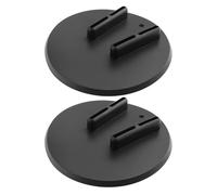 OTOTEC 2 Piezas de Almohadillas para Soporte de Motocicleta Repuesto de Almohadilla de Descanso de Disco 94647-98 Compatible con H-Arley Davidson Jiffy Stand Coaster Puck Negro