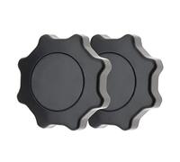 OTOTEC 2 Piezas de Volante de Ajuste de Perilla Reclinable del Asiento Delantero del Vehículo 1J088167F 18D881671 Negro Compatible con Polo Golf Jetta MK4 Passat Beetle Bora