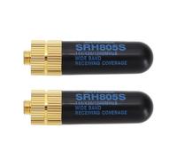 OTOTEC 2 Piezas Radio SRH805S SMA-F Antena Tipo Bala Hembra 144/430/1200MHz Antena Walkie Talkie Banda Dual Compatible con Baofeng GT-3 UV-5R BF-888s Radio 51x14mm Negro