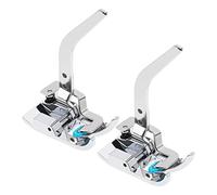 OTOTEC 2 prensatelas para tricot de caña baja compatible con Alfa, Singer, Brother, Silvercrest y más, de metal, ideal para materiales elásticos y de punto