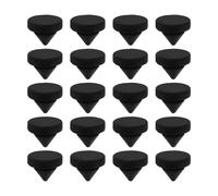 OTOTEC 20 Piezas de Pies de Goma A Presión Diámetro Exterior de 13mm Diámetro Interior de 6,2 mm Grosor Del Pie de 2,7mm Aptos para Orificios de 1/4 de Pulgada para Electrodomésticos Y Muebles