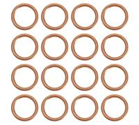 OTOTEC 20 Piezas Juntas de Tapón de Drenaje de Aceite Espaciador de Tornillo de Drenaje de Aceite N0138452 11137546275 9677491780 3639459 Compatible con Audi Compatible con BMW Reemplazar ID de 16 Mm
