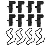 OTOTEC 4 juegos de arranque de retroceso de doble carraca compatible con STIHL bg56 bg86 bg86c 1123 195 7200,1128 195 35 negro