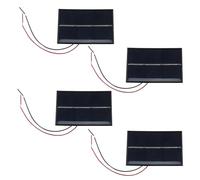 OTOTEC 4 paneles solares fotovoltaicos en miniatura de 60 x 80 mm, 1,5 V, 0,65 W, células fotovoltaicas, juguetes de luz solar para proyectos de ciencia en el hogar