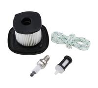 OTOTEC 4 Piezas de El Kit de Servicio Incluye Filtro de Aire Filtro de Combustible Bujía Cable de Tracción Compatible con Stihl SH86 SH86C BG86CE BG86Z BG86CEZ Soplador de Hojas