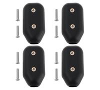 OTOTEC 4x Abrazaderas de Cuerda de Plástico de 3/8 de Pulgada con Tornillos Compatibles con Cuerda de Nailon O Trenzada de 7-8 Mm