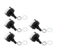 OTOTEC 5 interruptores giratorios de 26 x 38 mm, 0,3 A, 125-250 V para montaje en PCB (4 polos y 3 vías)